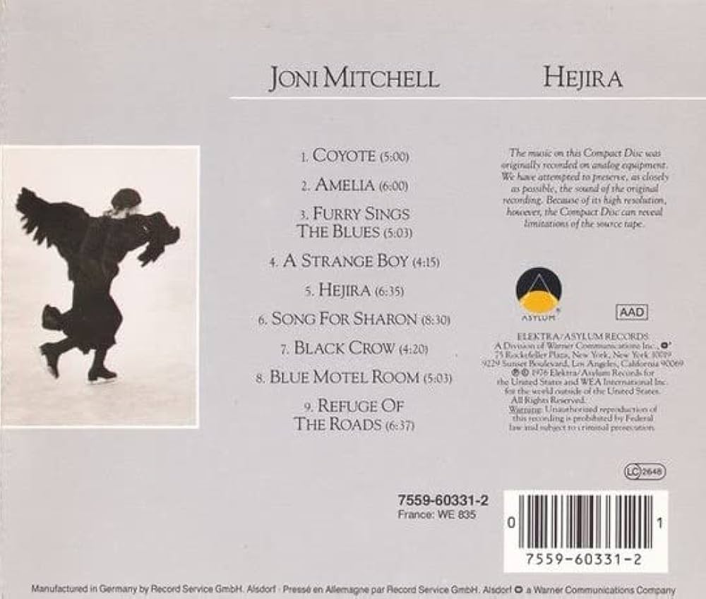 洋楽 JONI MITCHELL / HEJIRA Hejira - Album by Joni Mitchell - Apple Music